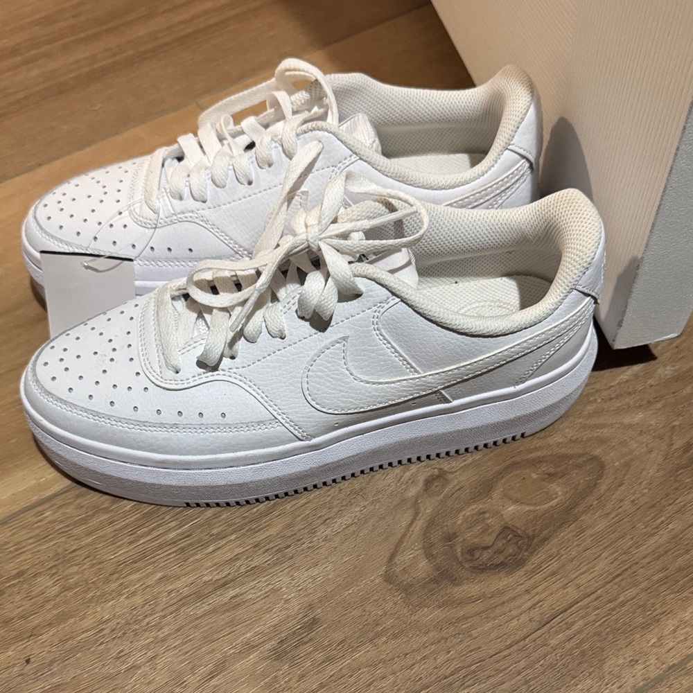 Nike All-White Low-Top Sneakers